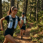 Hydra Trail Vest Pack worn on a forest trail