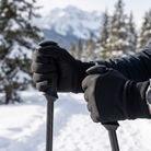 Alpine Waterproof Gloves in the snow