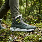 Terra Womens Leather Hiking Shoe on a forest trail