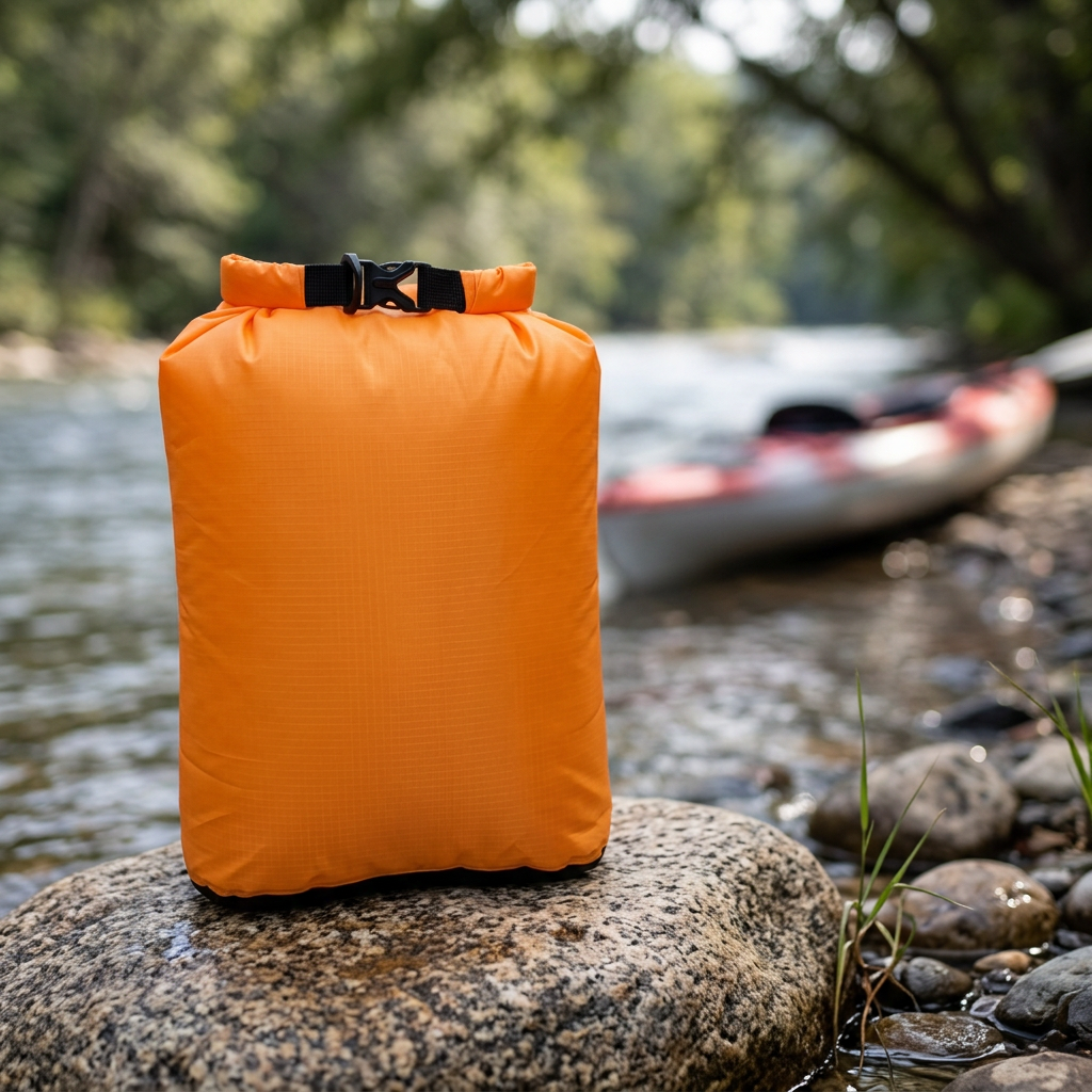 Voyage Waterproof Dry Bag by a river