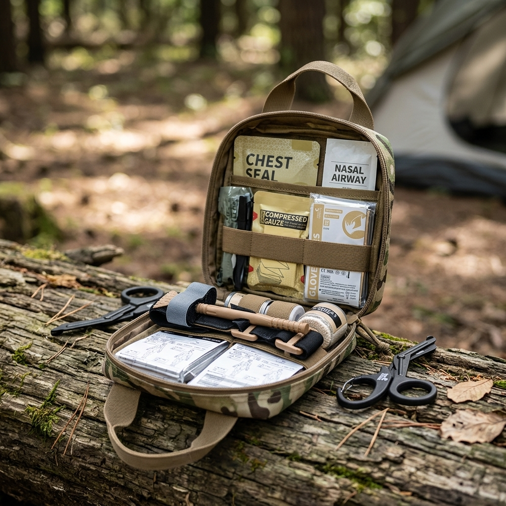 Expedition Survival Kit at a campsite