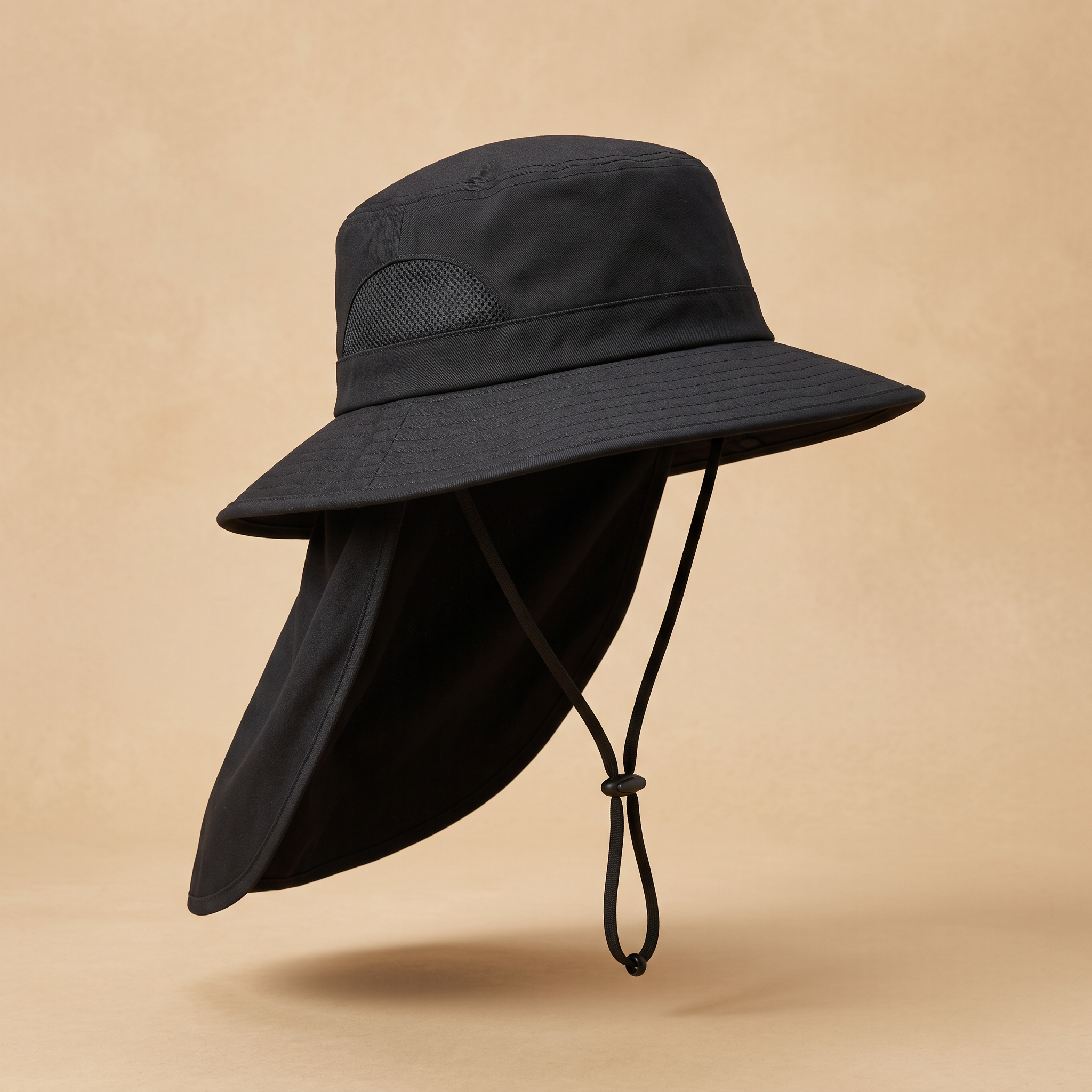 Horizon Sun Bucket Hat in black
