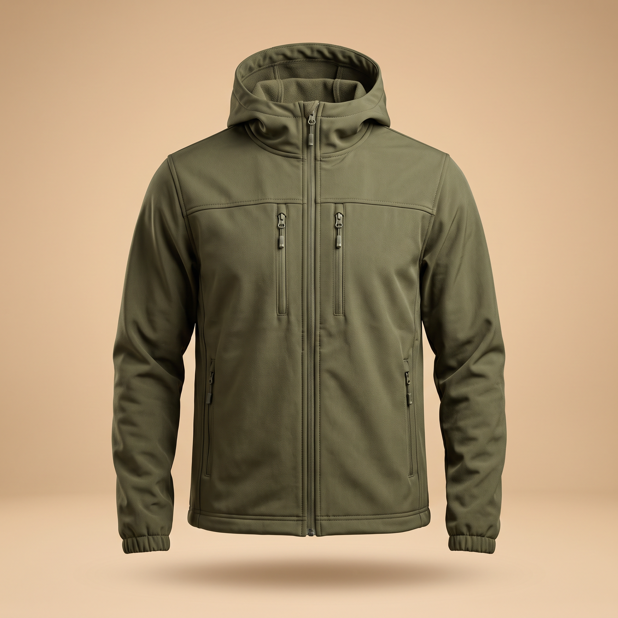 Ridgeline Softshell Fleece Jacket in olive