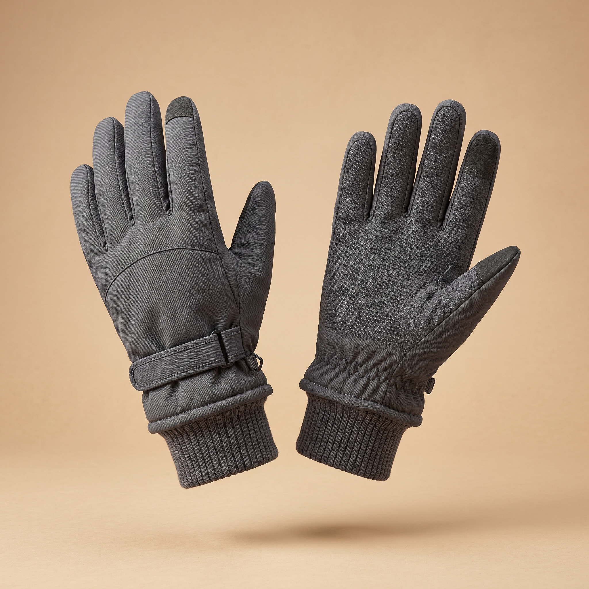Frost Guard Touch Gloves in grey