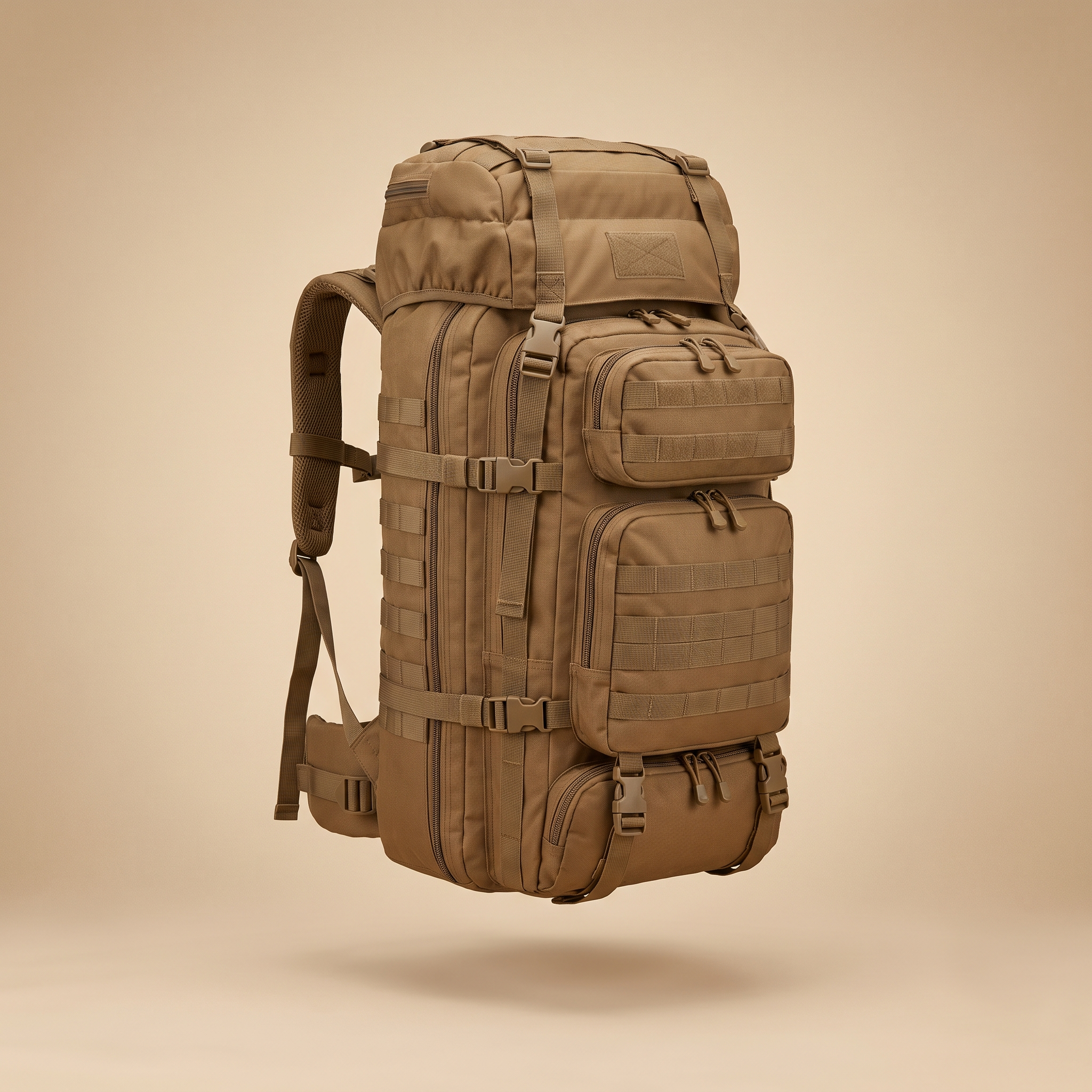 Expedition 50L Backpack in coyote tan