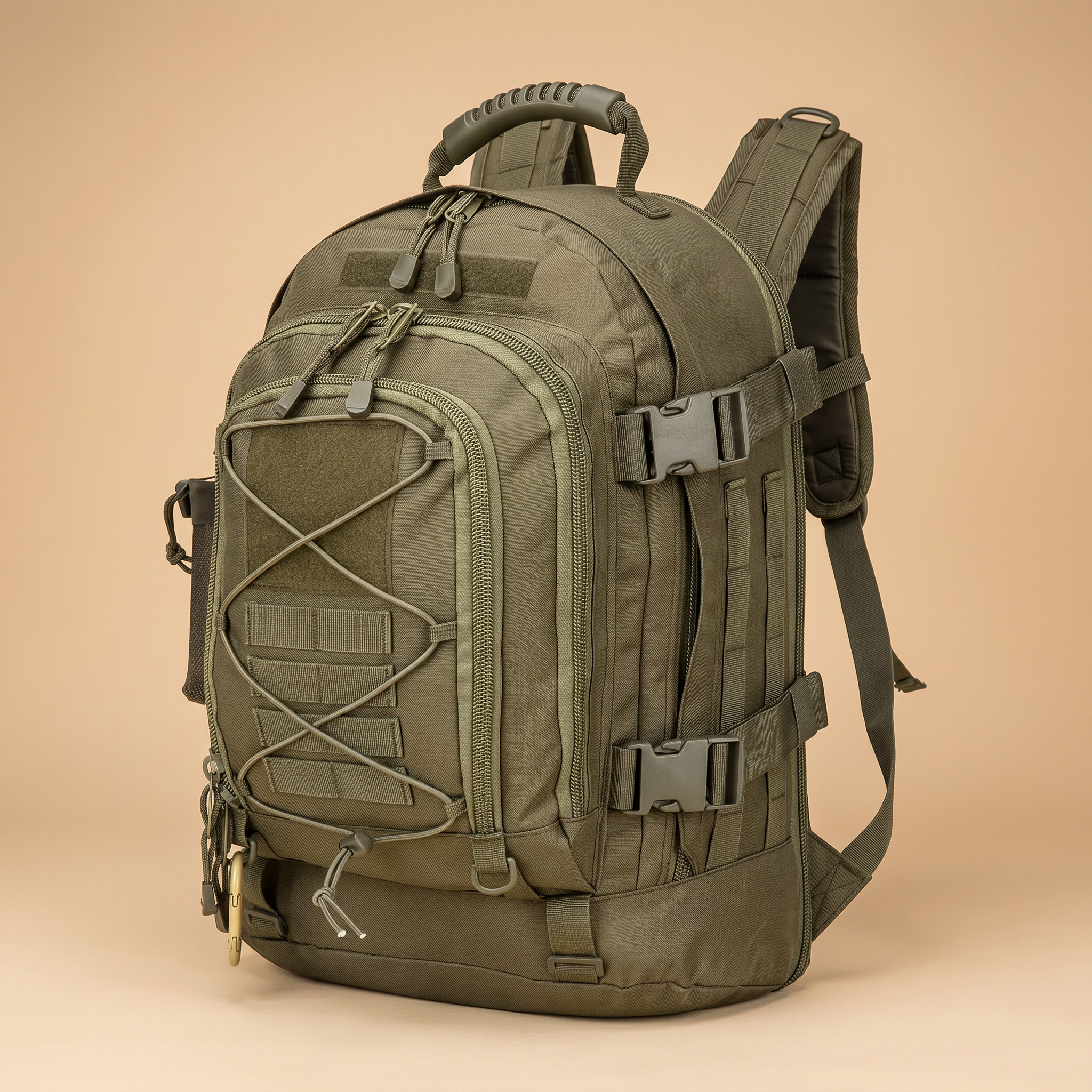 Vanguard 60L Tactical Backpack in Army Green