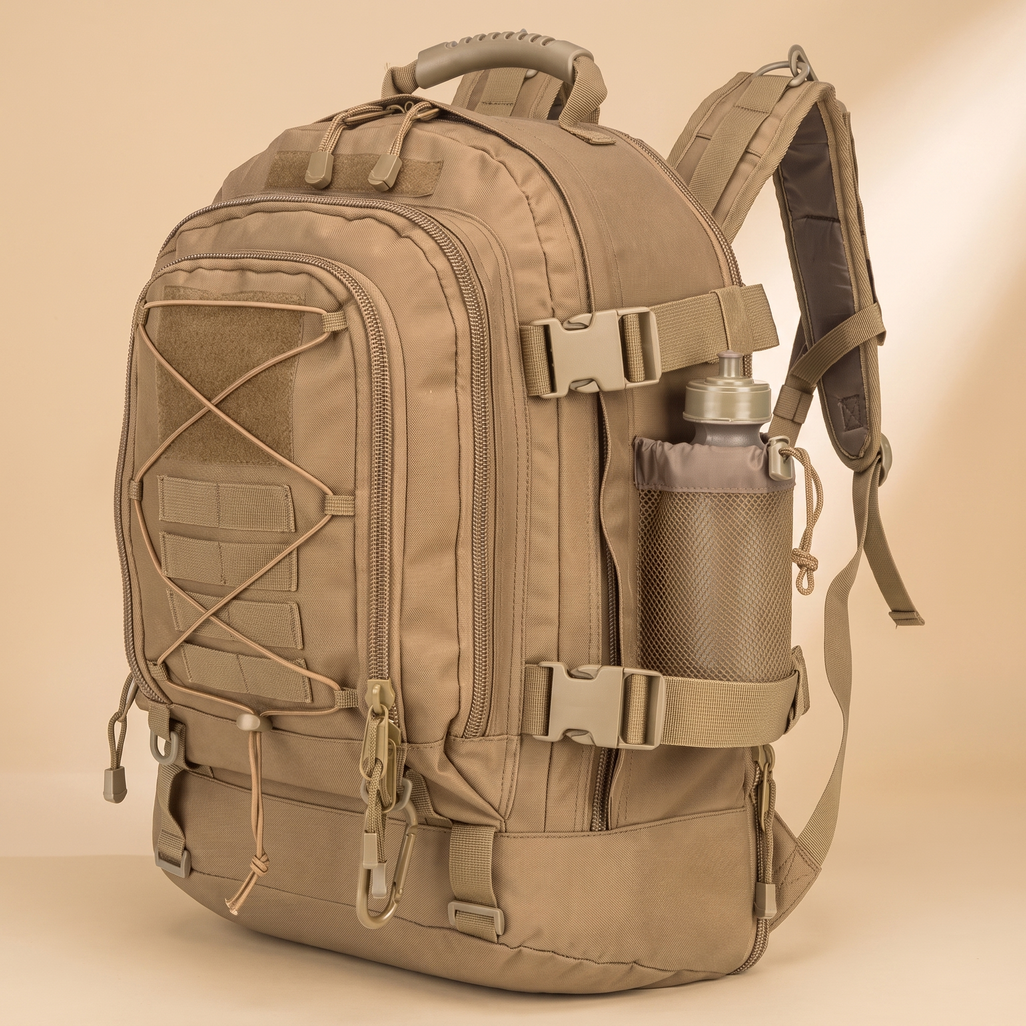 Vanguard 60L Tactical Backpack in Coyote