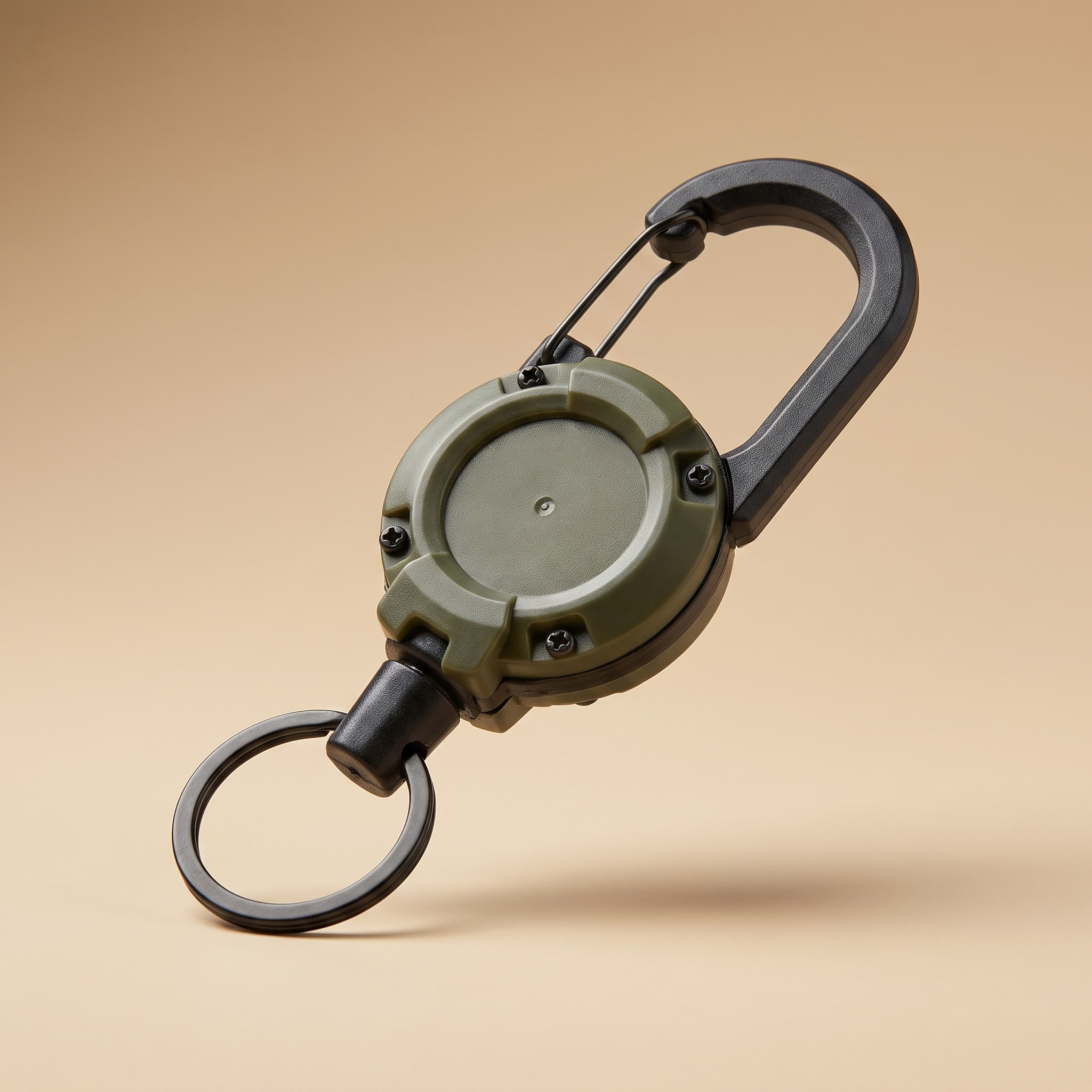 Retract Heavy-Duty Gear Tether in Army Green