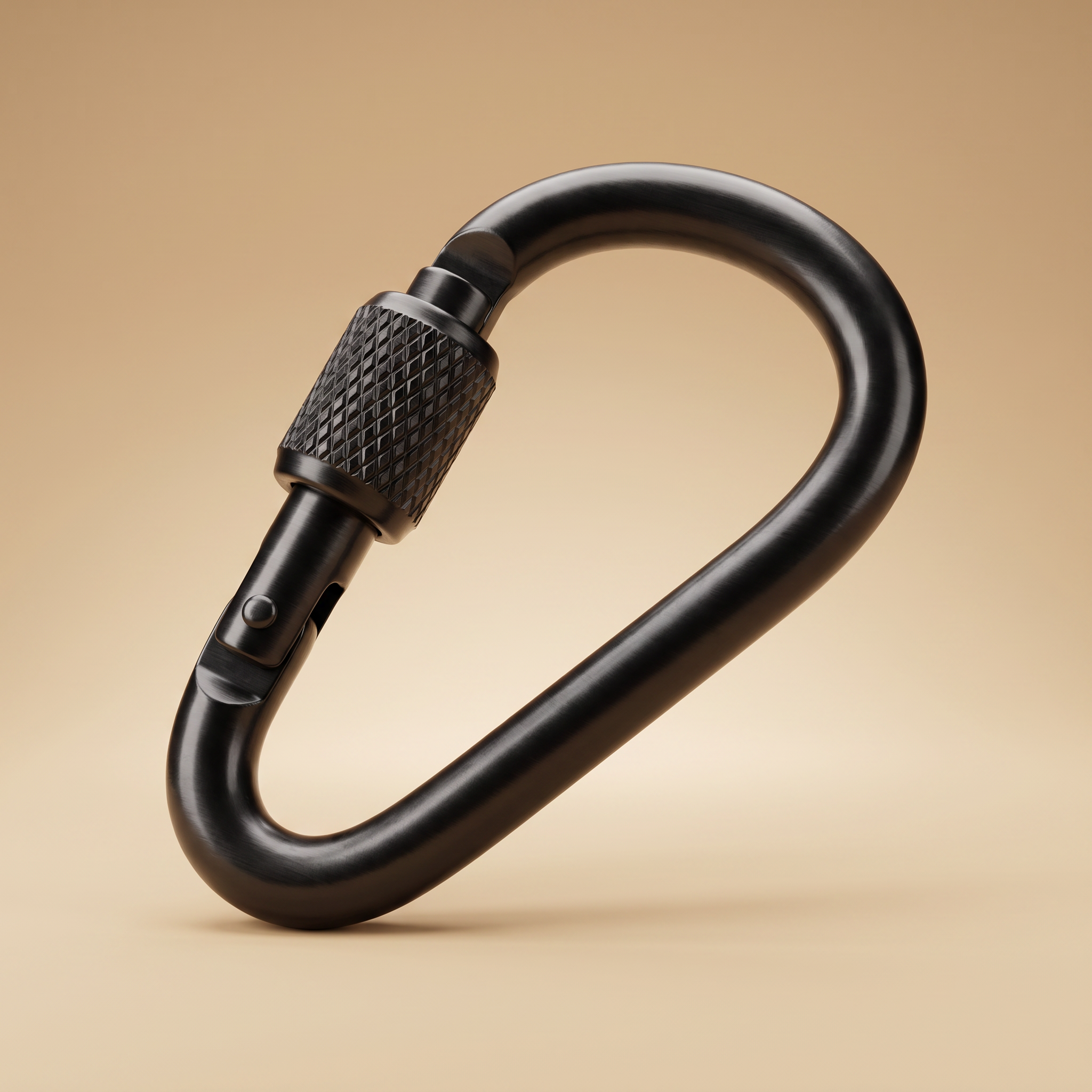 Summit Locking Carabiner in Black