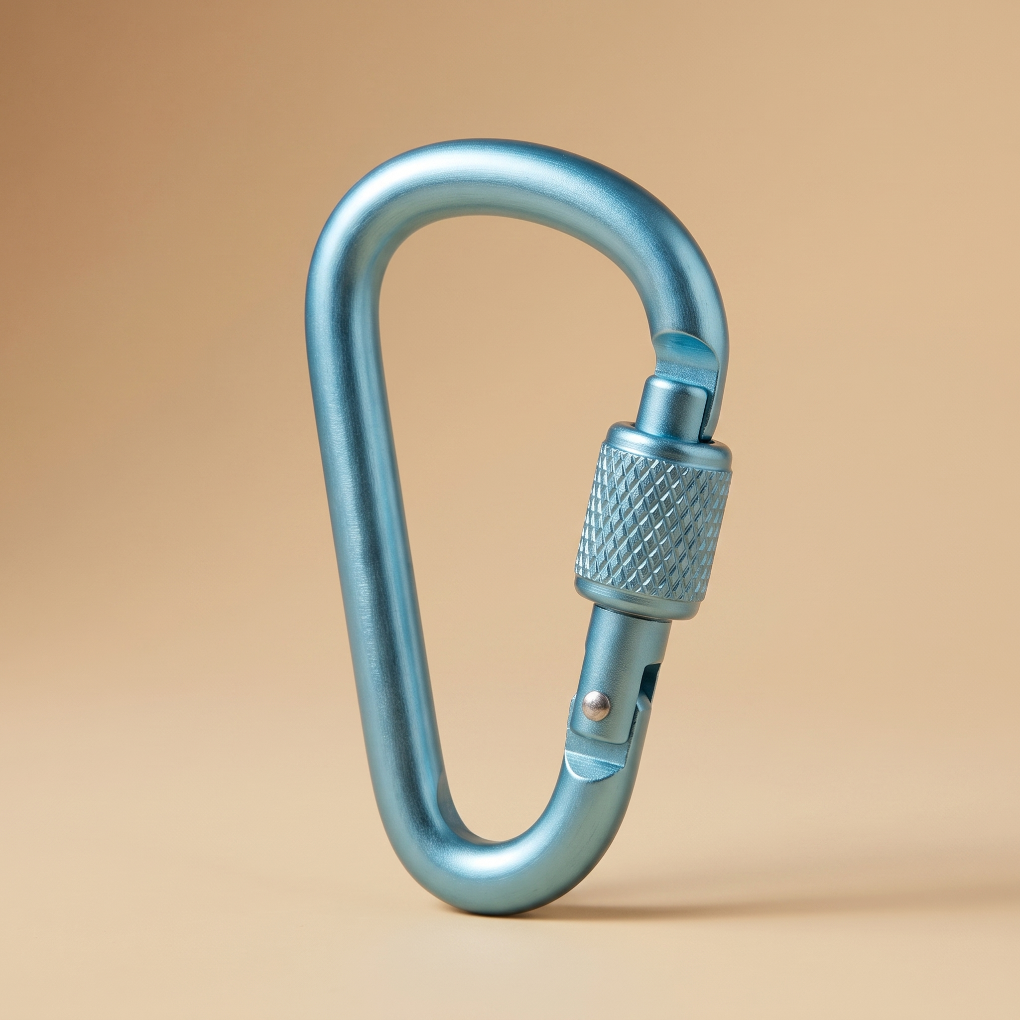 Summit Locking Carabiner in Blue