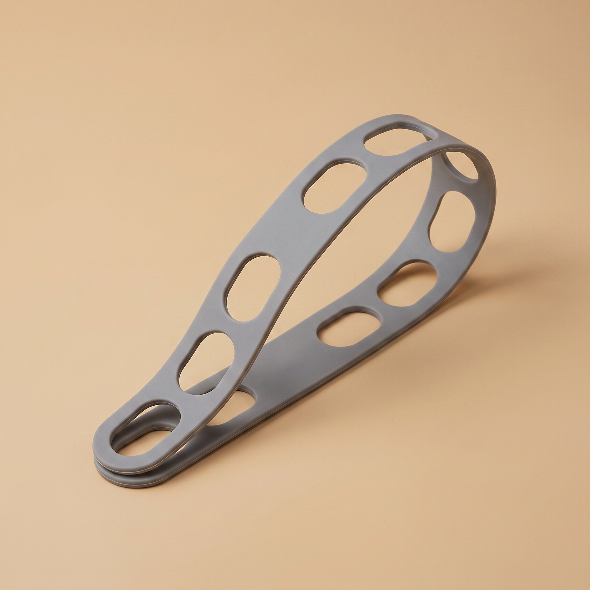 Silicone Cookware Lid Strap in Grey