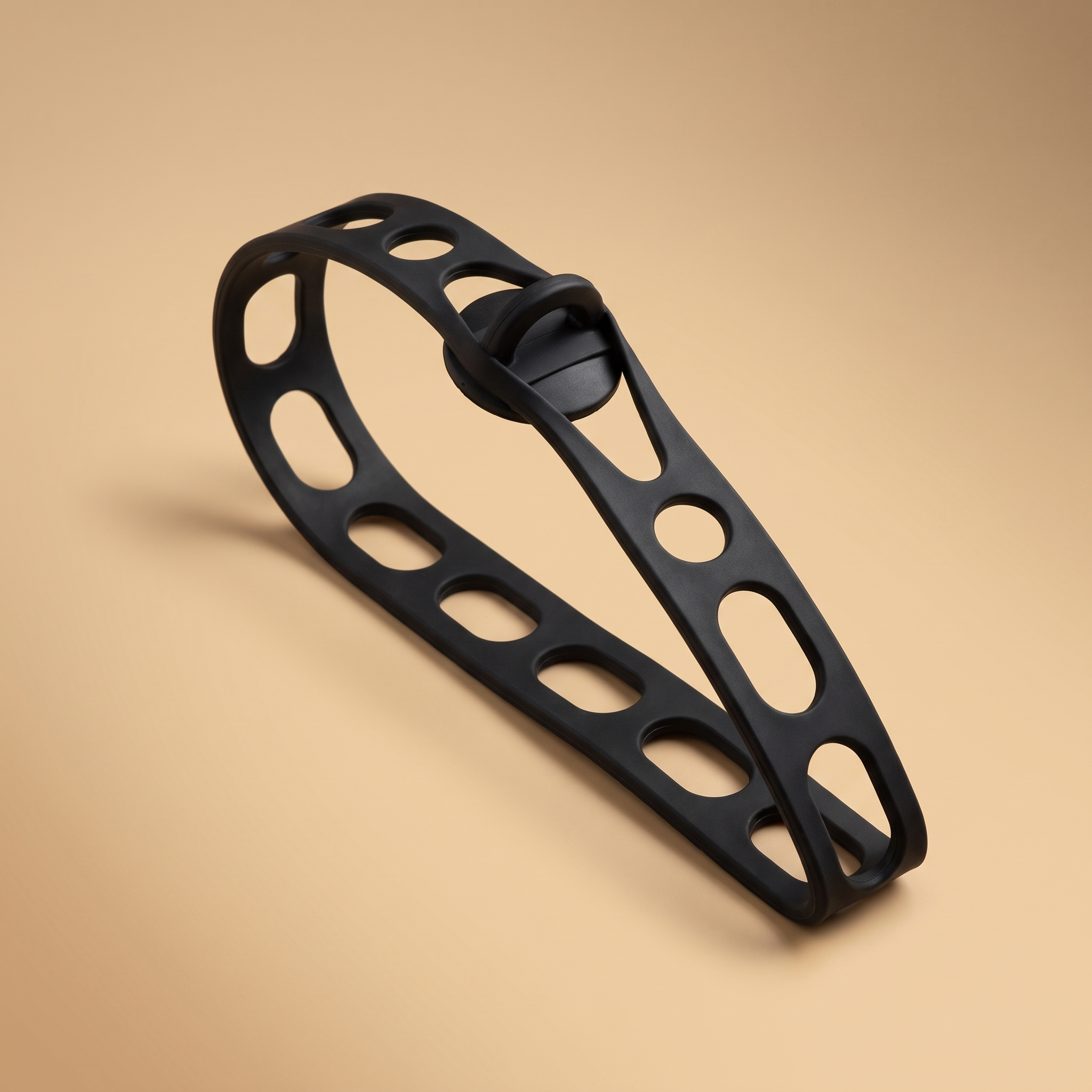 Silicone Cookware Lid Strap in Black