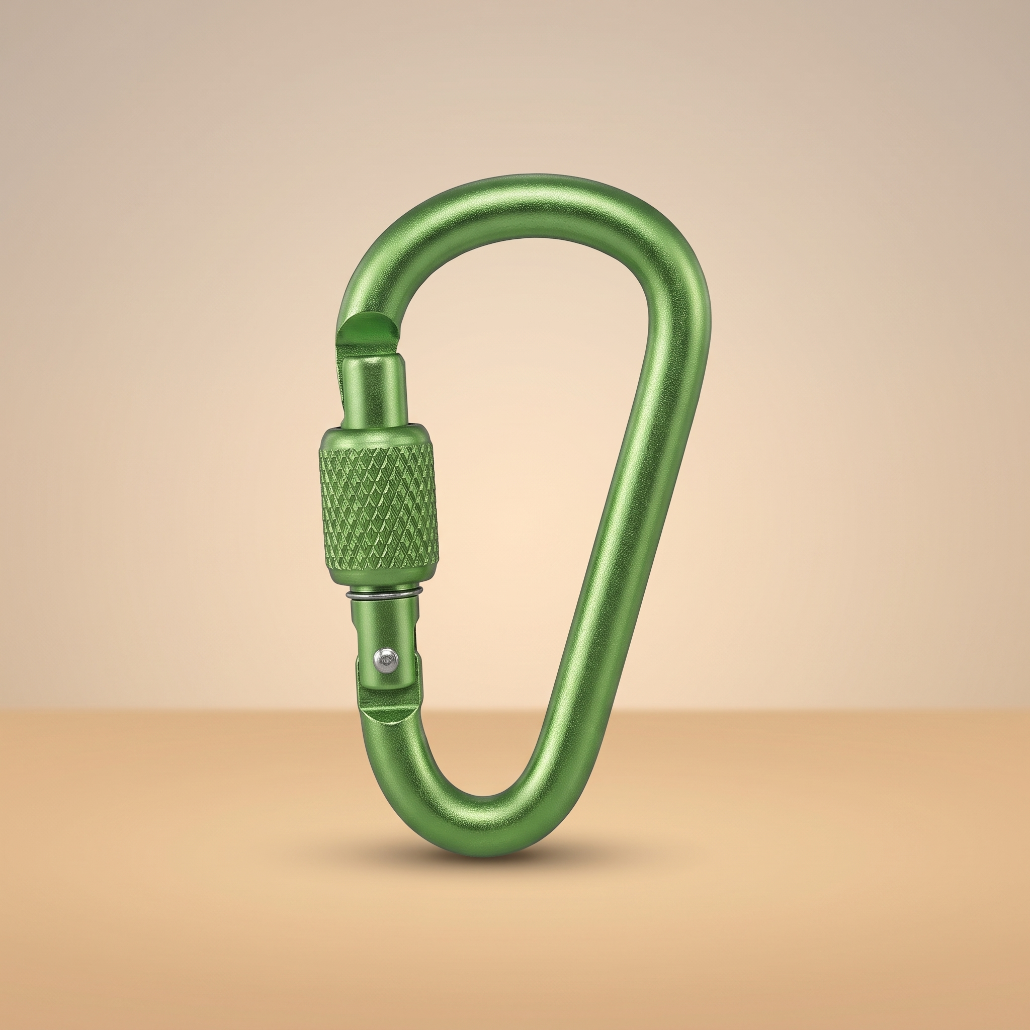 Summit Locking Carabiner in Green