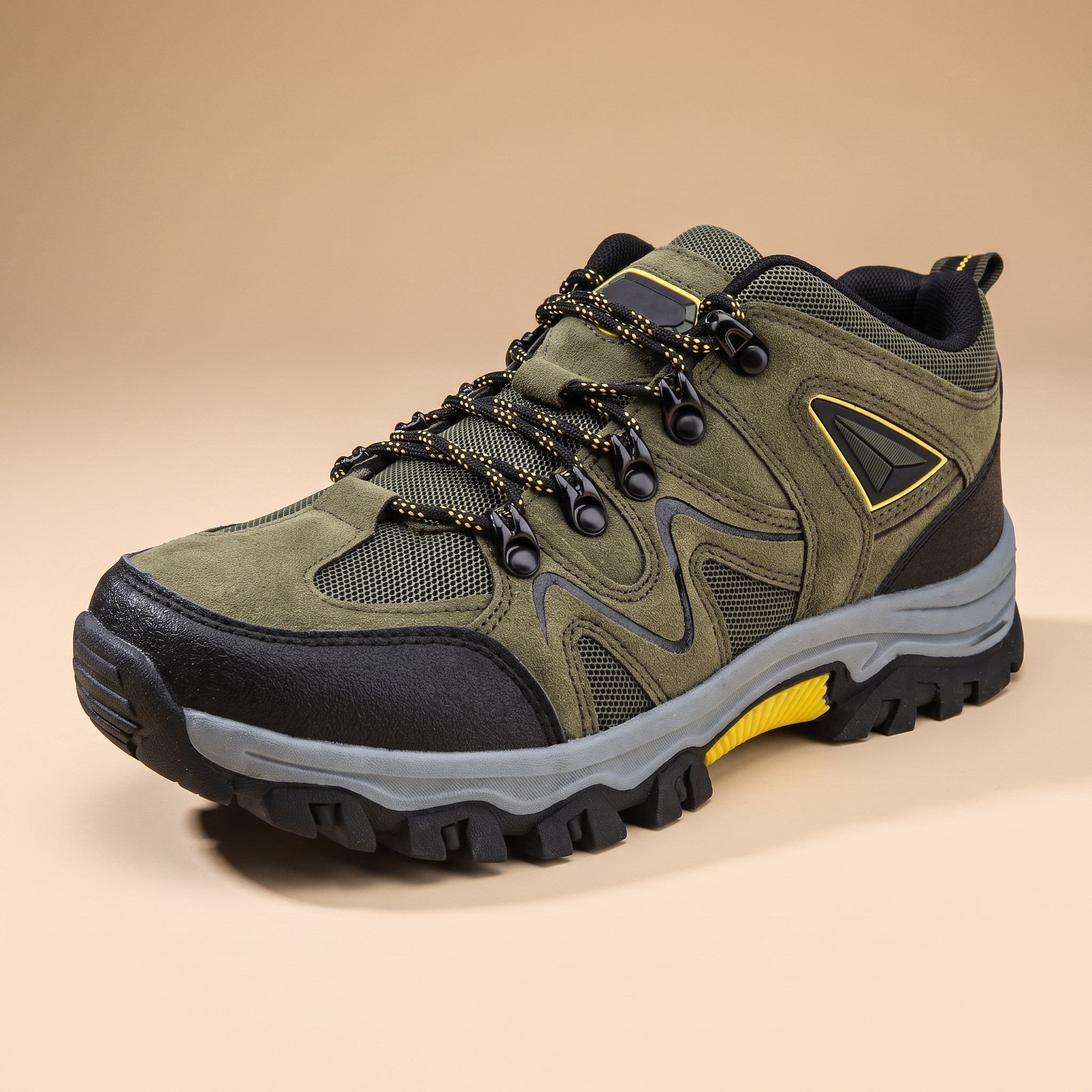 Trailix All-Terrain Hiking Shoes in Olive Green