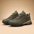 Summit Breathable Trail Running Shoes in Olive Green