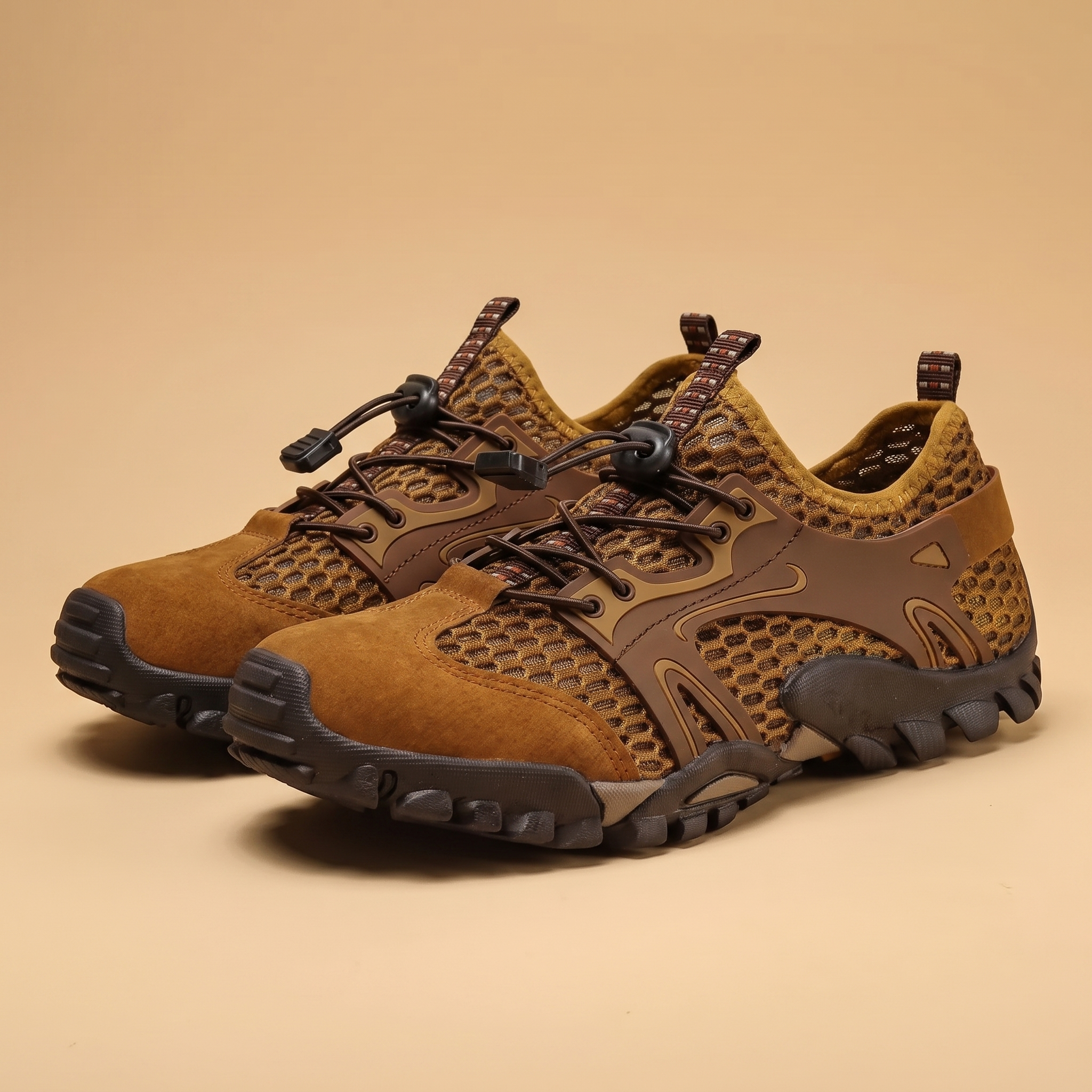 Drifter Trekking Sneakers in Brown