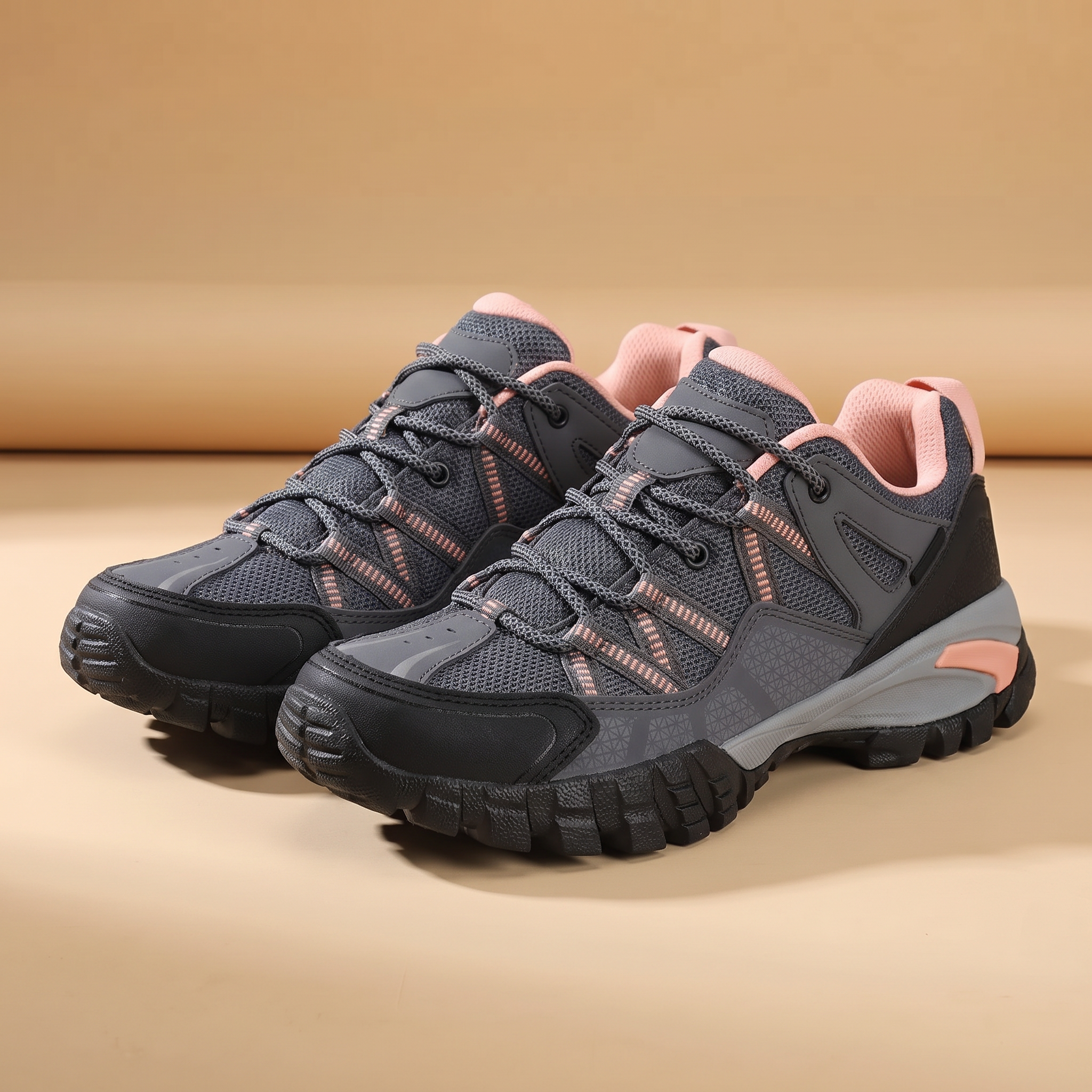 Willow Women's Hiking Shoes in Grey Pink