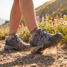 Willow Women's Hiking Shoes worn on a mountain trail
