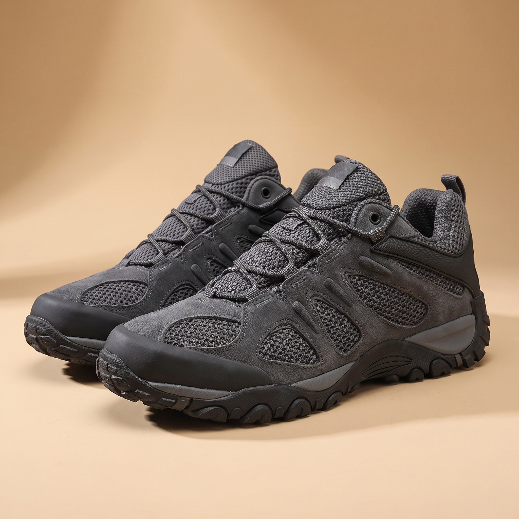 Boulder Anti-Slip Hiking Shoes in Dark Grey