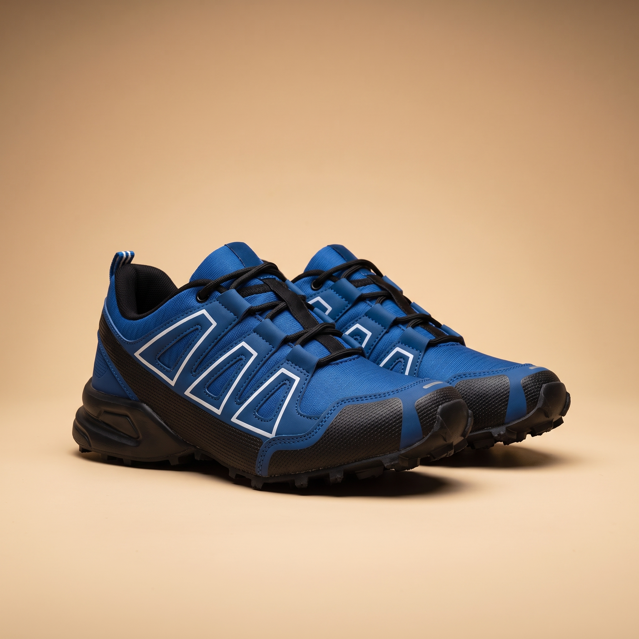 Torrent Waterproof Leather Hiking Shoes in Blue