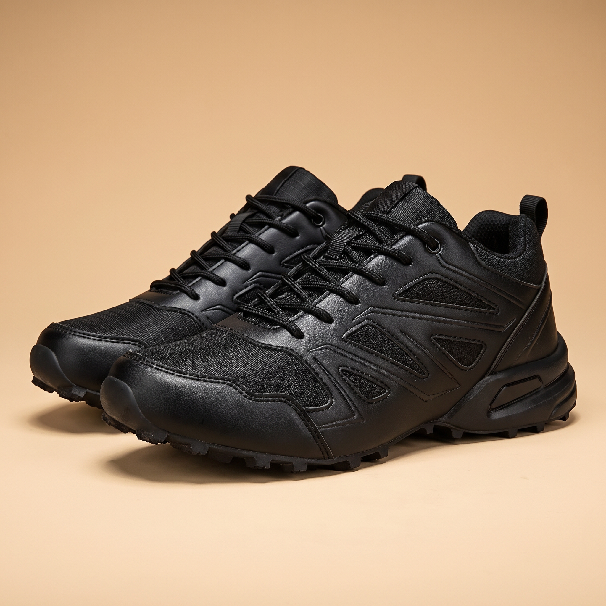 Torrent Waterproof Leather Hiking Shoes in Black