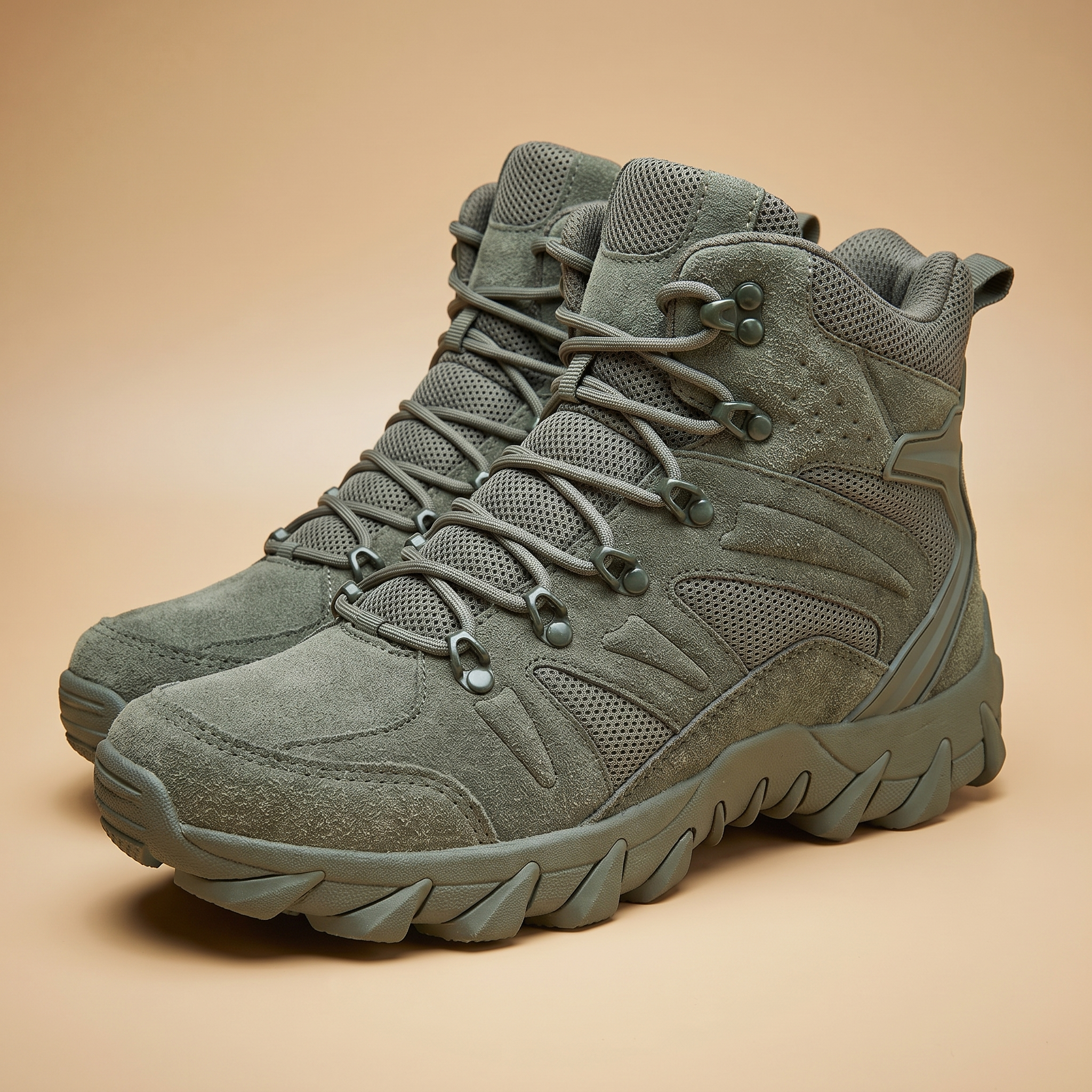 Ranger Tactical Combat Hiking Boots in Military Green