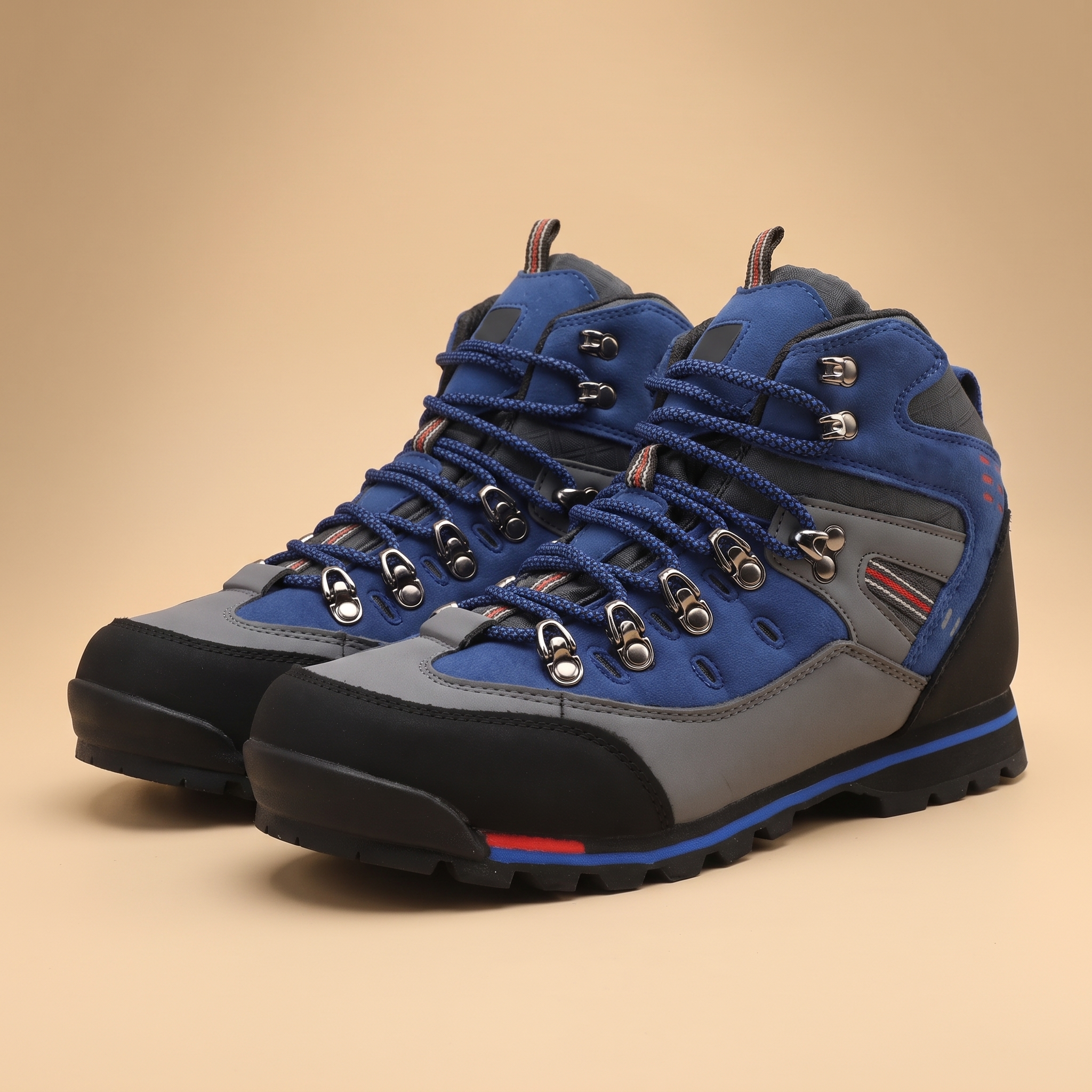 Alpine Snow Hiking Sneakers in Blue