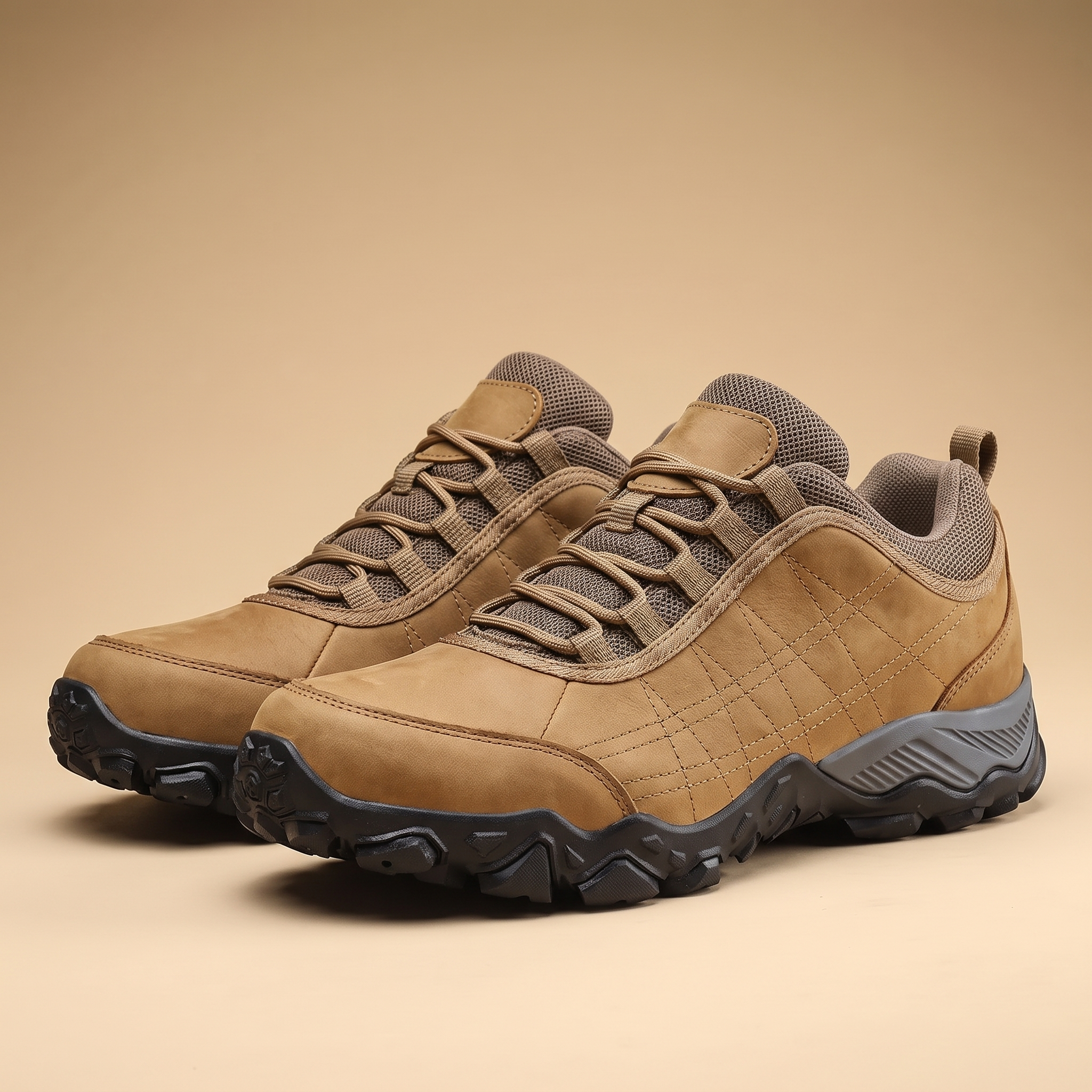 Wilder Leather Winter Trekking Boots in Khaki