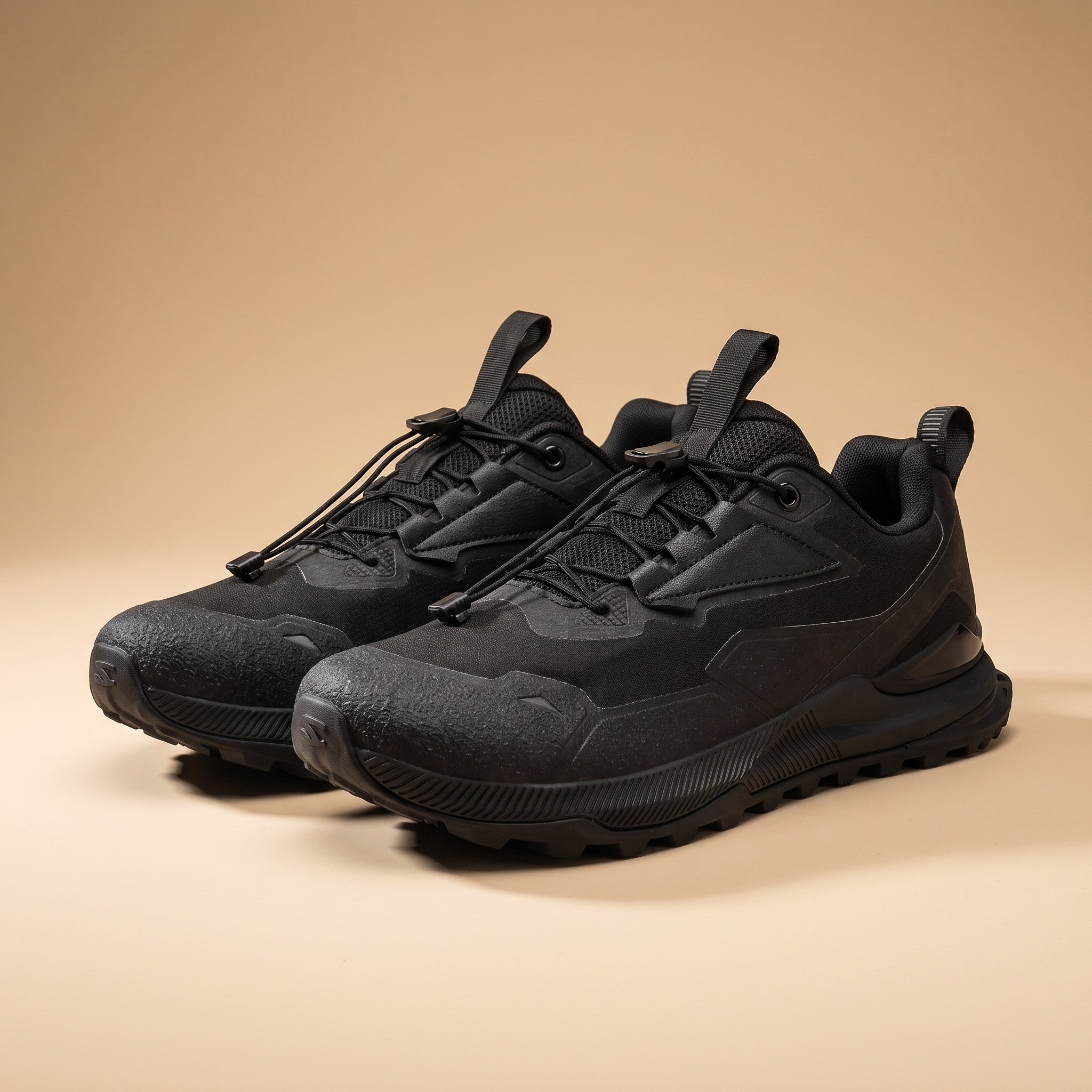 Cliff Lightweight Trail Hiking Shoes in Black