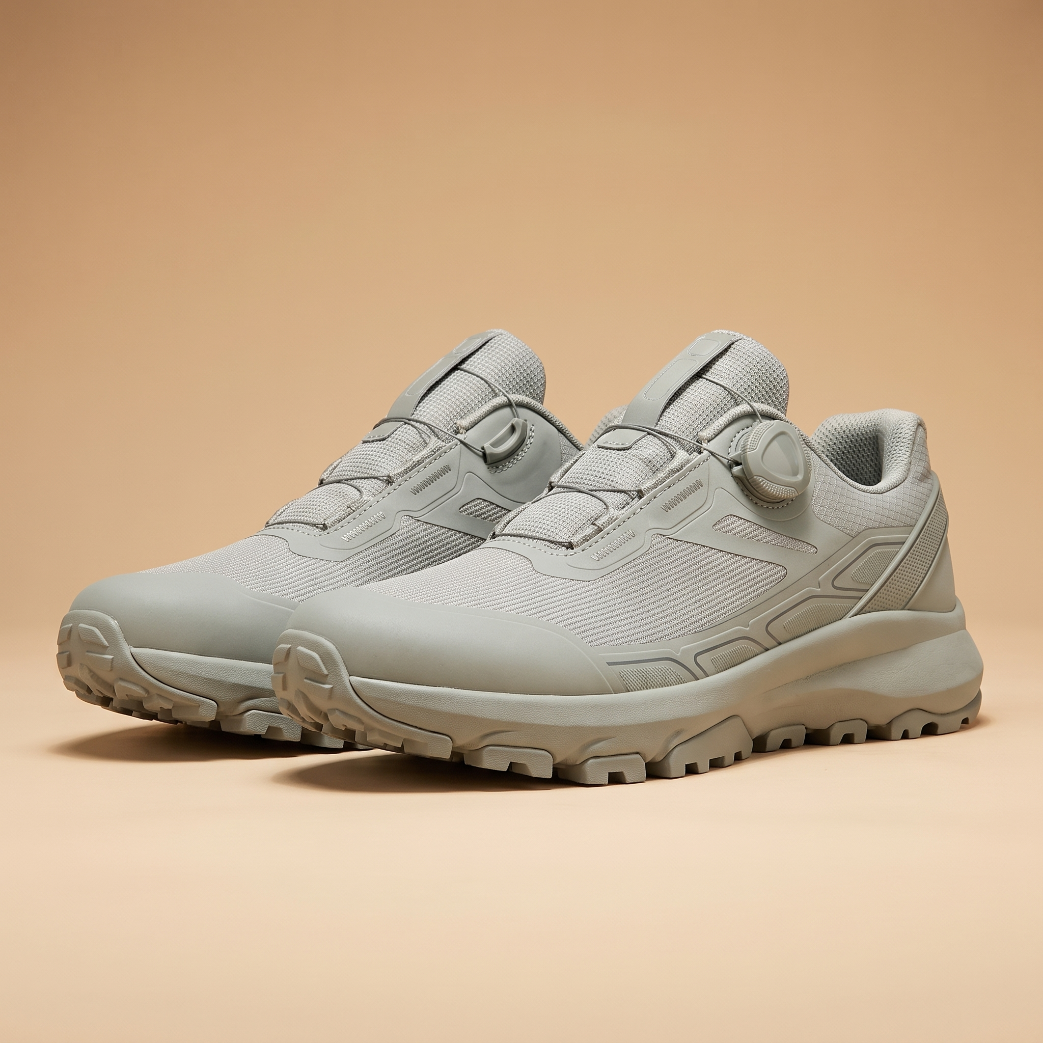 Vertex Quick-Lace Trail Hiking Shoes in Grey