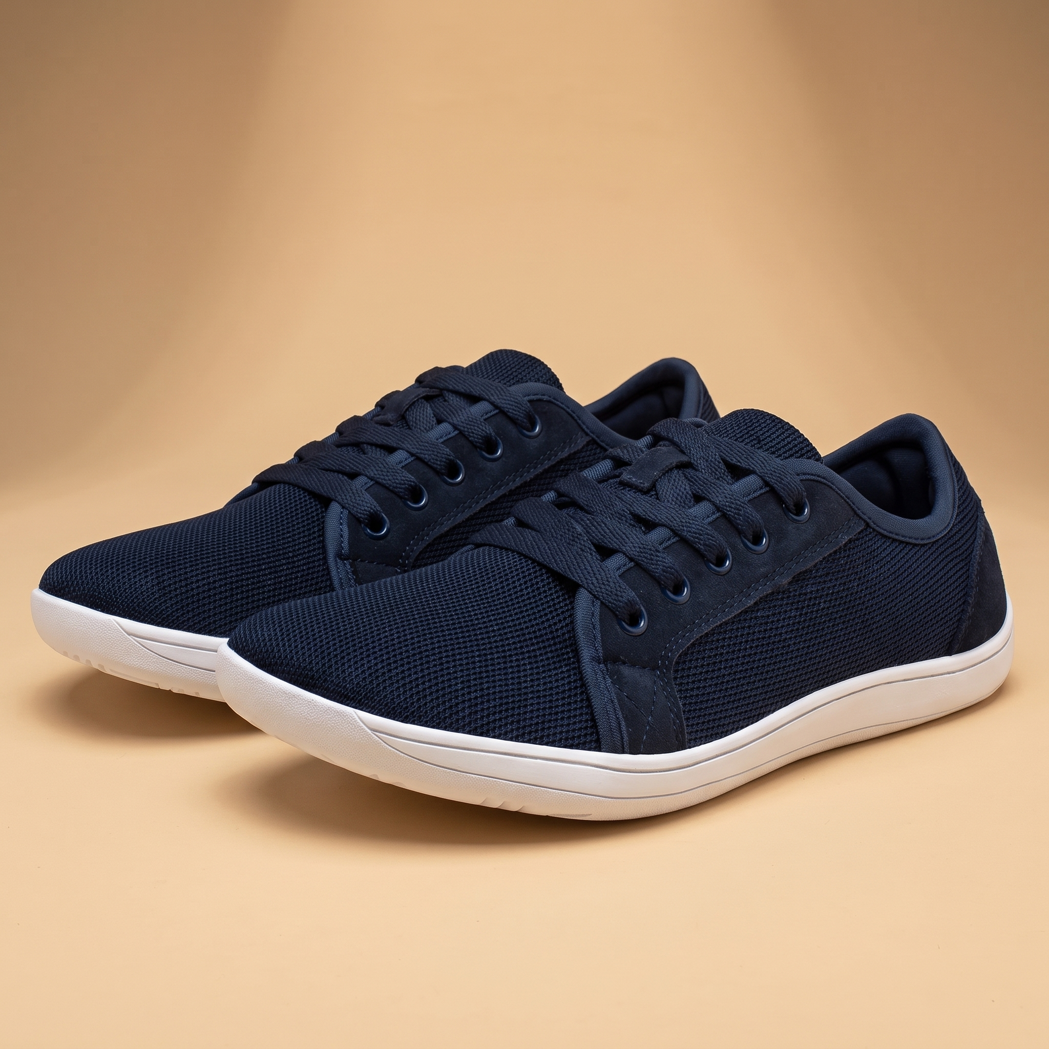 Birch Barefoot Wide-Toe Trail Shoes in Navy Blue