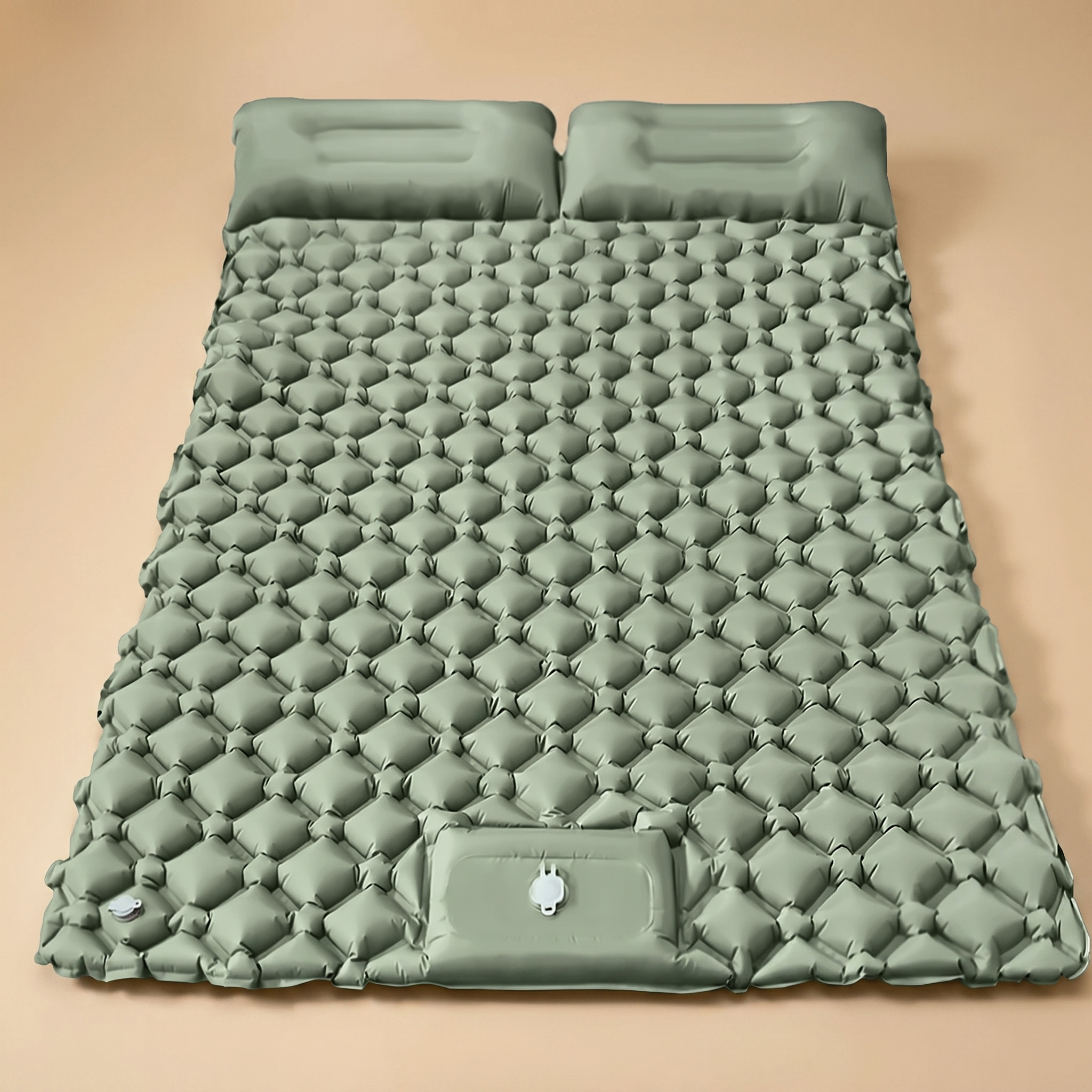 Basecamp Double Air Bed in Green